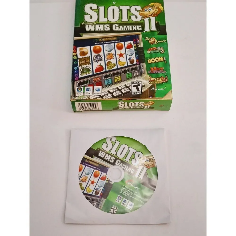 Slots‎ II Featuring WMS Gaming 2 (PC, 2007) 🎰🦥